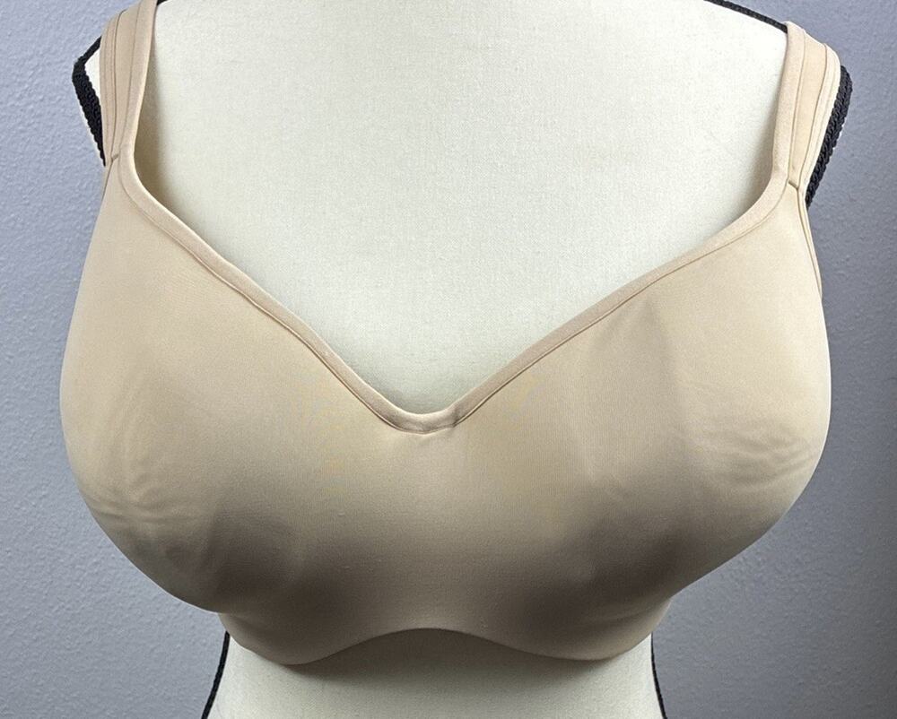 Cacique Bra 44DD Boost Smooth Balconette Beige Padded Underwire
